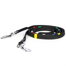 Eques Anti-slip Teugel met Gekleurde Stops